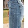imageCicy Bell Womens Wide Leg Jeans High Waisted Boyfriends Baggy Stretchy Denim Pants with PocketsLight Blue