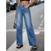 imageCicy Bell Womens Wide Leg Jeans High Waisted Boyfriends Baggy Stretchy Denim Pants with PocketsNavy
