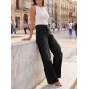 imageCicy Bell Jeans for Women Wide Leg Baggy Stretchy High Waisted Straight Trendy Denim PantsBlack