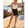 imageCicy Bell Womens Baggy High Waisted Jean Shorts Summer Wide Leg Jorts Casual Vintage Denim ShortsBlack