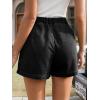 imageCicy Bell Womens Baggy High Waisted Jean Shorts Summer Wide Leg Jorts Casual Vintage Denim ShortsBlack