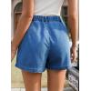 imageCicy Bell Womens Baggy High Waisted Jean Shorts Summer Wide Leg Jorts Casual Vintage Denim ShortsBlue