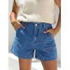 imageCicy Bell Womens Baggy High Waisted Jean Shorts Summer Wide Leg Jorts Casual Vintage Denim ShortsBlue
