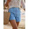 imageCicy Bell Womens Baggy High Waisted Jean Shorts Summer Wide Leg Jorts Casual Vintage Denim ShortsLight Blue