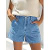 imageCicy Bell Womens Baggy High Waisted Jean Shorts Summer Wide Leg Jorts Casual Vintage Denim ShortsLight Blue