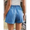 imageCicy Bell Womens Baggy High Waisted Jean Shorts Summer Wide Leg Jorts Casual Vintage Denim ShortsLight Blue