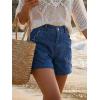 imageCicy Bell Womens Baggy High Waisted Jean Shorts Summer Wide Leg Jorts Casual Vintage Denim ShortsNavy