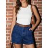 imageCicy Bell Womens Baggy High Waisted Jean Shorts Summer Wide Leg Jorts Casual Vintage Denim ShortsNavy