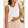 imageCicy Bell Womens Going Out Summer Tank Tops Cowl Neck Shirt 2026 Sleeveless Casual Cute Beach Vacation Outfits with StarfishWhite