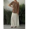imageCicy Bell Womens Oversized TShirts Short Sleeve Summer Casual One Shoulder Tops Side Split Loose Fit TeesBrown