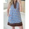 imageCicy Bell Womens Summer Floral Print Mini Dress V Neck Sleeveless Color Block Boho Dresses Casual Beach Vacation OutfitsBlue