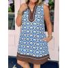 imageCicy Bell Womens Summer Floral Print Mini Dress V Neck Sleeveless Color Block Boho Dresses Casual Beach Vacation OutfitsBlue