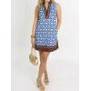 imageCicy Bell Womens Summer Floral Print Mini Dress V Neck Sleeveless Color Block Boho Dresses Casual Beach Vacation OutfitsBlue