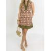 imageCicy Bell Womens Summer Floral Print Mini Dress V Neck Sleeveless Color Block Boho Dresses Casual Beach Vacation OutfitsBrown