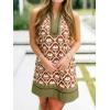 imageCicy Bell Womens Summer Floral Print Mini Dress V Neck Sleeveless Color Block Boho Dresses Casual Beach Vacation OutfitsBrown
