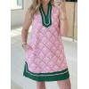 imageCicy Bell Womens Summer Floral Print Mini Dress V Neck Sleeveless Color Block Boho Dresses Casual Beach Vacation OutfitsLight Pink