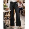 imageCicy Bell Womens Summer High Waisted Jeans Casual Trendy Wide Leg Baggy Vintage Denim Pants with PocketsBlack