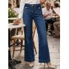 imageCicy Bell Womens Summer High Waisted Jeans Casual Trendy Wide Leg Baggy Vintage Denim Pants with PocketsNavy