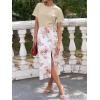 imageCicy Bell Womens Summer Short Sleeve TShirts Trendy Casual Crew Neck Tops Loose Fit Basic TeesApricot