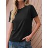 imageCicy Bell Womens Summer Short Sleeve TShirts Trendy Casual Crew Neck Tops Loose Fit Basic TeesBlack