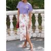 imageCicy Bell Womens Summer Short Sleeve TShirts Trendy Casual Crew Neck Tops Loose Fit Basic TeesPurple