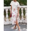 imageCicy Bell Womens Summer Short Sleeve TShirts Trendy Casual Crew Neck Tops Loose Fit Basic TeesWhite