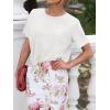 imageCicy Bell Womens Summer Short Sleeve TShirts Trendy Casual Crew Neck Tops Loose Fit Basic TeesWhite