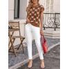 imageCicy Bell Womens Sweater Vest Summer Floral Cap Sleeve Sweaters Crew Neck Dressy Casual Knit Trendy 2026 TopsBrown Flowers