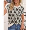 imageCicy Bell Womens Sweater Vest Summer Floral Cap Sleeve Sweaters Crew Neck Dressy Casual Knit Trendy 2026 TopsLight Black