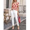imageCicy Bell Womens Sweater Vest Summer Floral Cap Sleeve Sweaters Crew Neck Dressy Casual Knit Trendy 2026 TopsRed