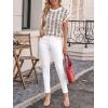 imageCicy Bell Womens Sweater Vest Summer Floral Cap Sleeve Sweaters Crew Neck Dressy Casual Knit Trendy 2026 TopsWhite Flowers