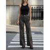 imageCicy Bell Womens Wide Leg Jeans High Waisted Leopard Baggy Stretchy Denim Pants with PocketsGray Leopard Print