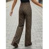 imageCicy Bell Womens Wide Leg Jeans High Waisted Leopard Baggy Stretchy Denim Pants with PocketsLeopard Print