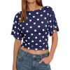 Polka Dots Light Navy