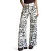 imageCicy Bell Womens Wide Leg Jeans High Waisted Leopard Baggy Stretchy Denim Pants with PocketsZebra