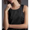 imageCicy Bell Womens Babydoll Denim Tank Tops Peplum Swing Flowy Shirred Sleeveless Shirts Loose Fit Going Out Cute Tops