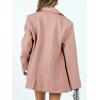 imageCicy Bell Womens Casual Oversized Blazer Button Down Long Sleeve Lapel Work Office Blazer Jackets with Pockets
