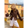 image:imageCicy Bell Womens Going Out Tops Cute Tie Front Tops Bell Long Sleeve Bow Shirts Summer Blouses WhiteCoffee