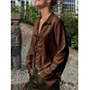 image:imageCicy Bell Womens Going Out Tops Cute Tie Front Tops Bell Long Sleeve Bow Shirts Summer Blouses WhiteCoffee