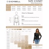 image:imageCicy Bell Womens Long Sleeve Asymmetrical Tops Button Down Ribbed Fitted Cropped Shirts Trendy Fall Blouses Wine
