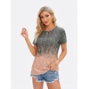 image:imageCicy Bell Womens T Shirts Short Sleeve Tees Sunflower Graphic Loose Summer TopsGrayish Orange