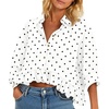 White Polka Dots
