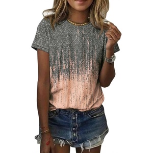 image:imageCicy Bell Womens T Shirts Short Sleeve Tees Sunflower Graphic Loose Summer TopsGrayish Orange
