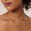 image:imageCicy Bell Bow Necklace for Women 18k Gold Plated Trendy Charm Adjustable Cute Dainty Bowknot Choker Chain Necklace Jewelry GiftsGold