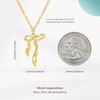 image:imageCicy Bell Bow Necklace for Women 18k Gold Plated Trendy Charm Adjustable Cute Dainty Bowknot Choker Chain Necklace Jewelry GiftsGoldStyle A