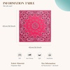 image:imageCicy Bell Paisley Pet Bandanas Dogs and Cats Lightweight Cotton Double Sided Square Scarves for Walks Parties PhotosRose Red