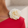 image:imageCicy Bell Womens 4 Rose Brooch Pin Dainty Shiny Camellia Birthday Pin Elegant Vintage Flower Hair Lapel Pins Trendy Dance Dress Jewelry GiftCreamy White