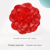 image:imageCicy Bell Womens 75 Extra Large Satin Rose Brooch Pin Dainty Shiny Camellia Birthday Pin Elegant Vintage Flower Hair Lapel Pins Trendy Dance Dress Jewelry GiftRed