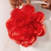 image:imageCicy Bell Womens 75 Extra Large Satin Rose Brooch Pin Dainty Shiny Camellia Birthday Pin Elegant Vintage Flower Hair Lapel Pins Trendy Dance Dress Jewelry GiftRed