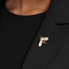 image:imageCicy Bell Womens Bee Brooch Pin 18K Gold Plated Oval Pearl Cubic Zirconia Birthday Pin Vintage Crystal Rhinestone Animal Lapel Pins Trendy Cute Jewelry GiftGold